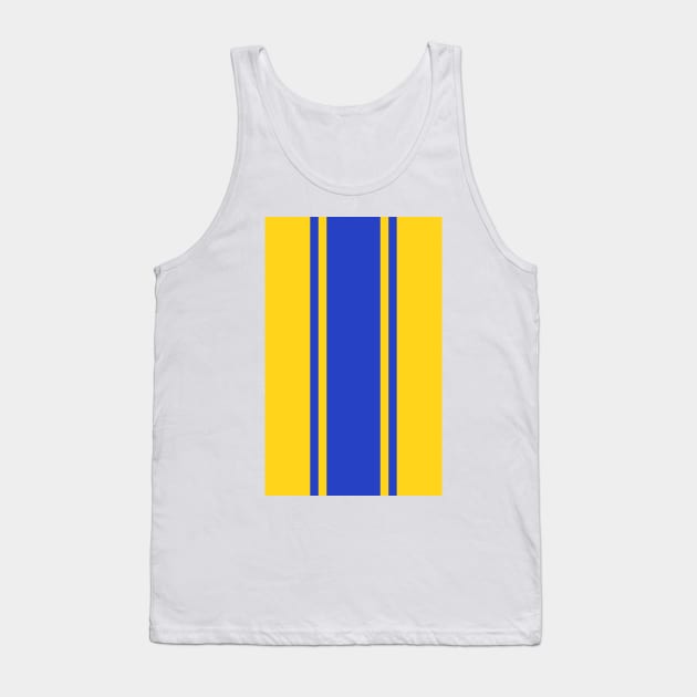Glenavon Retro Yellow Blue 1999 Tank Top by Culture-Factory